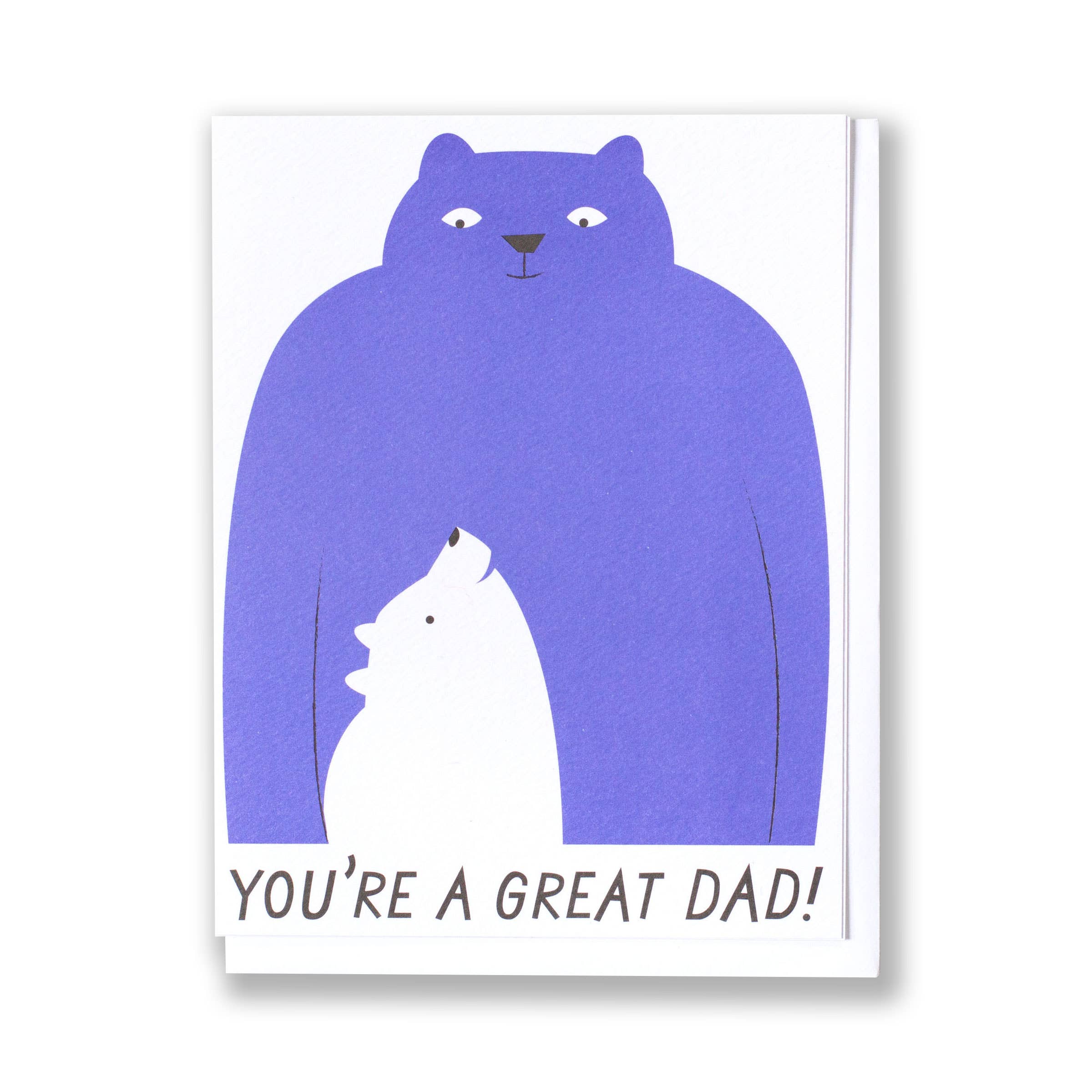 Great Dad Bear & Cub Card - DIGS