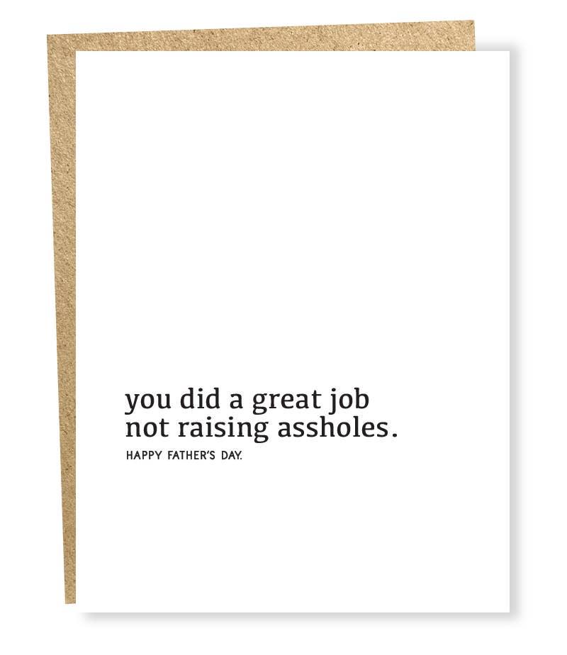 Great Job/Father's Day Card - DIGS