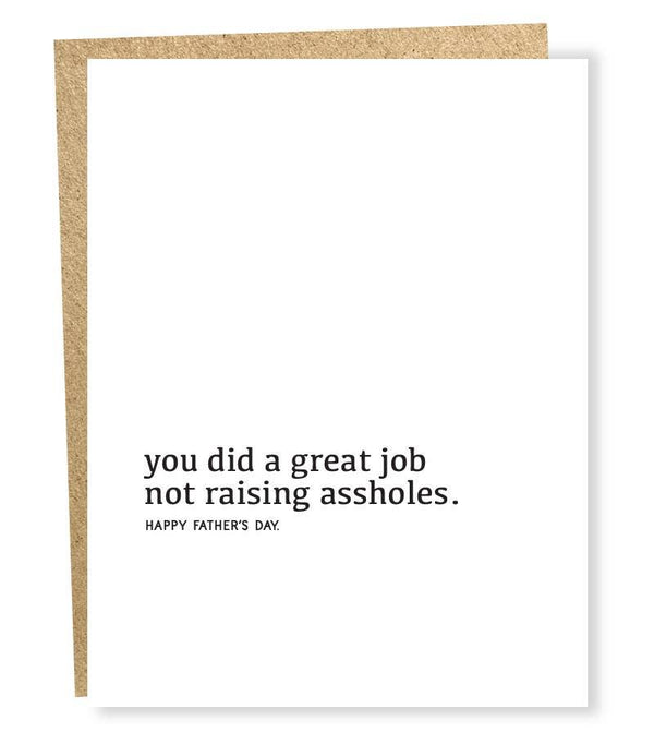 Great Job/Father's Day Card - DIGS