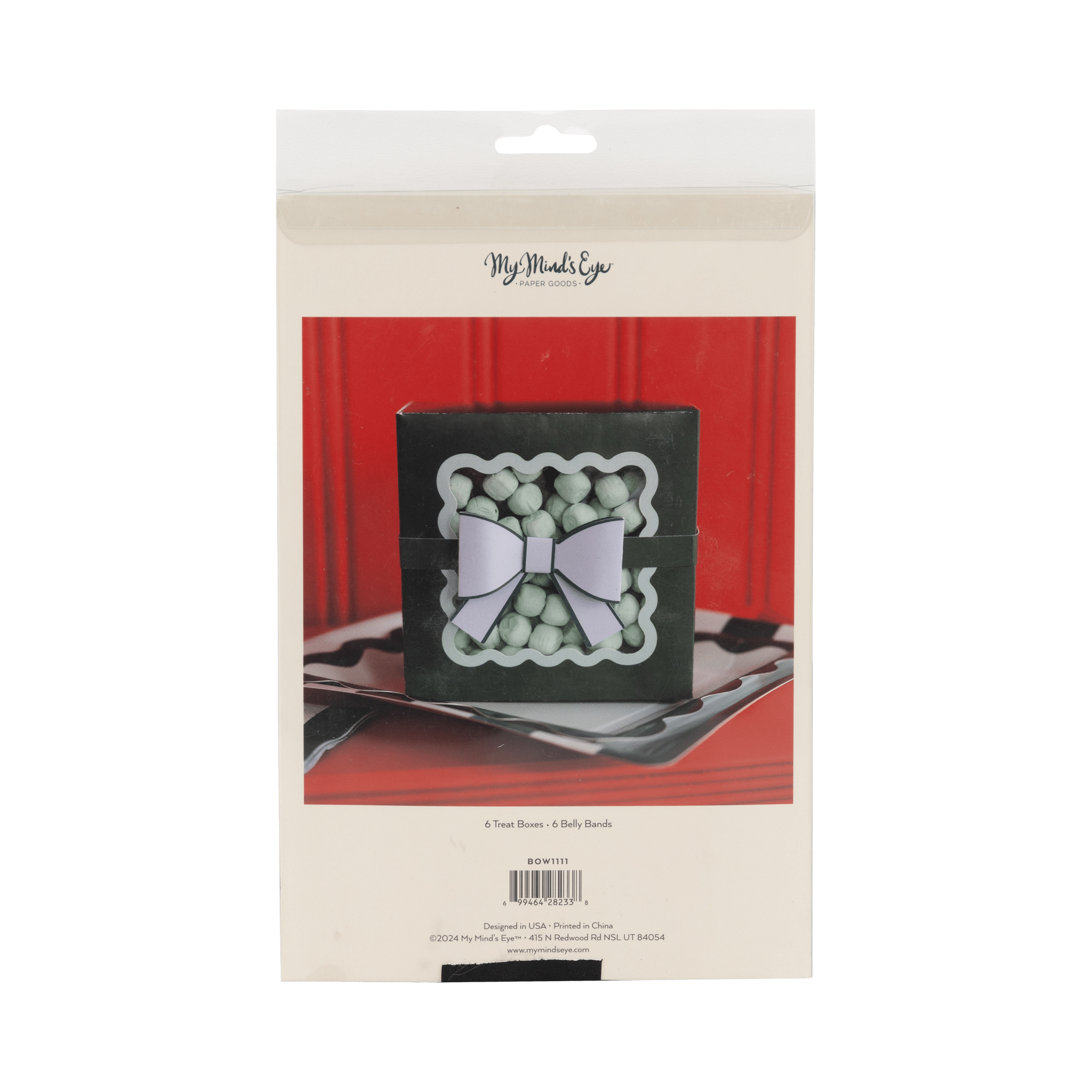 Green Bow Cookie/Treat Boxes - DIGS