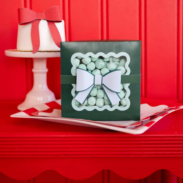 Green Bow Cookie/Treat Boxes - DIGS