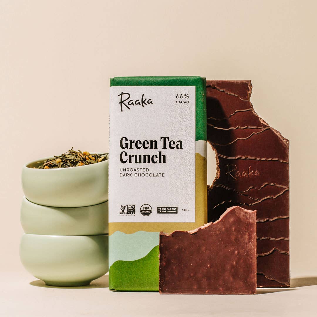 Green Tea Crunch Chocolate Bar - DIGS