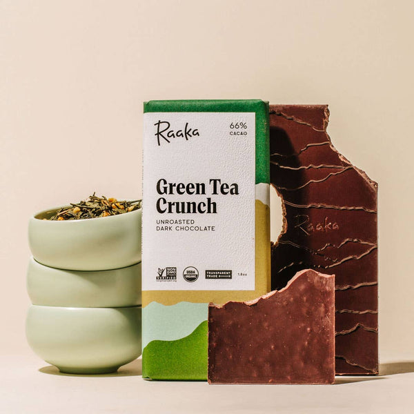 Green Tea Crunch Chocolate Bar - DIGS
