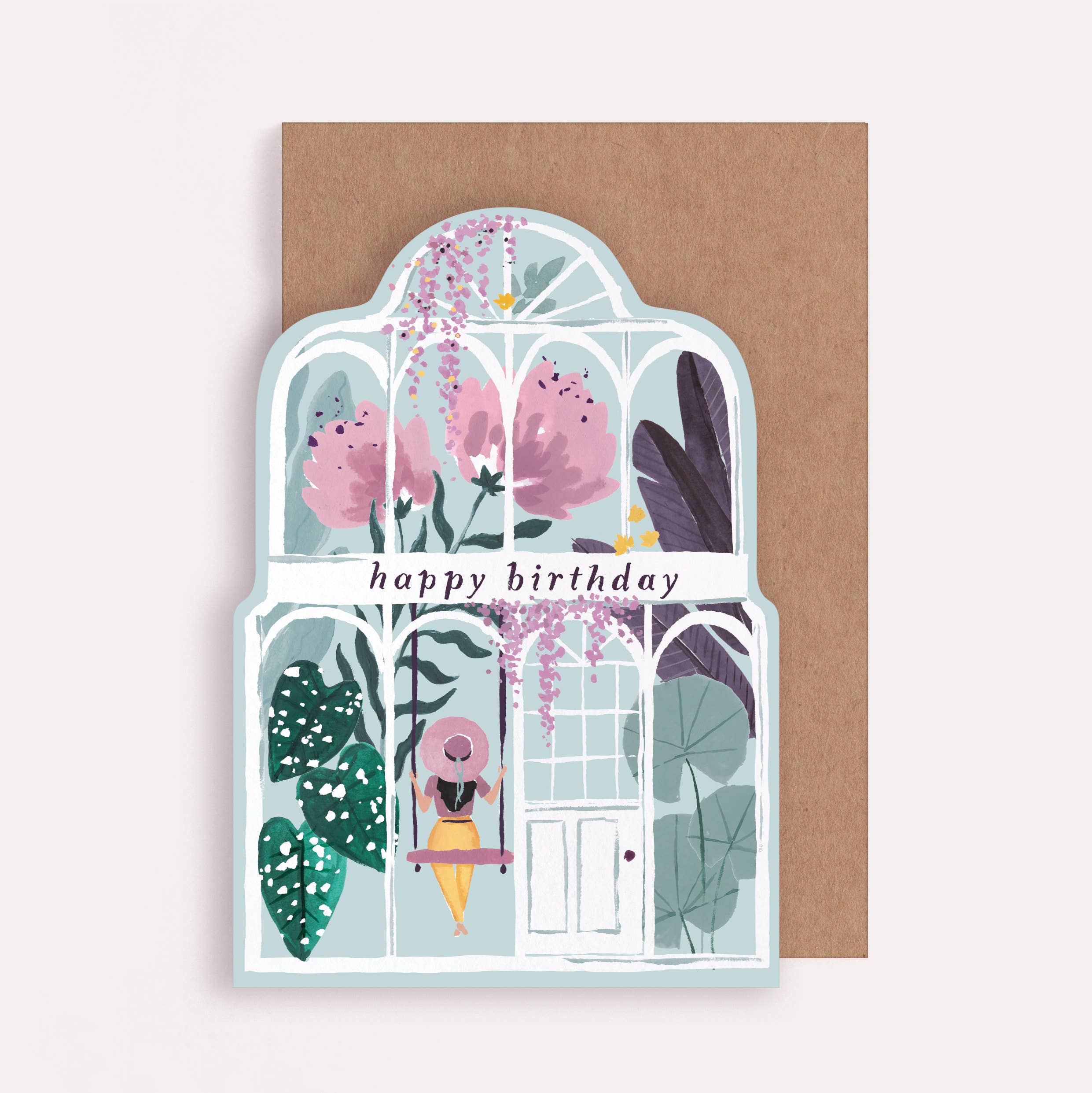 Greenhouse Birthday Card - DIGS