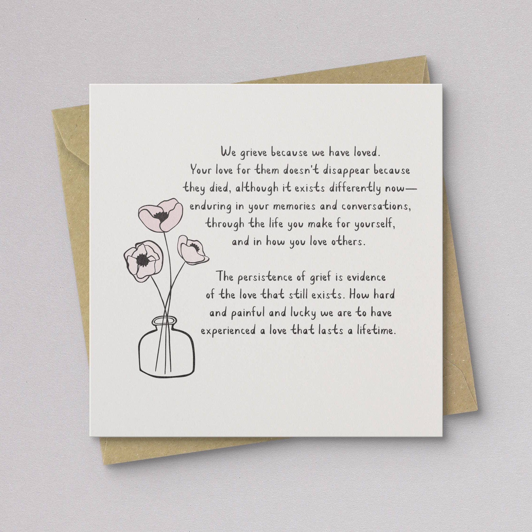 Grief is Love Sympathy Card - DIGS