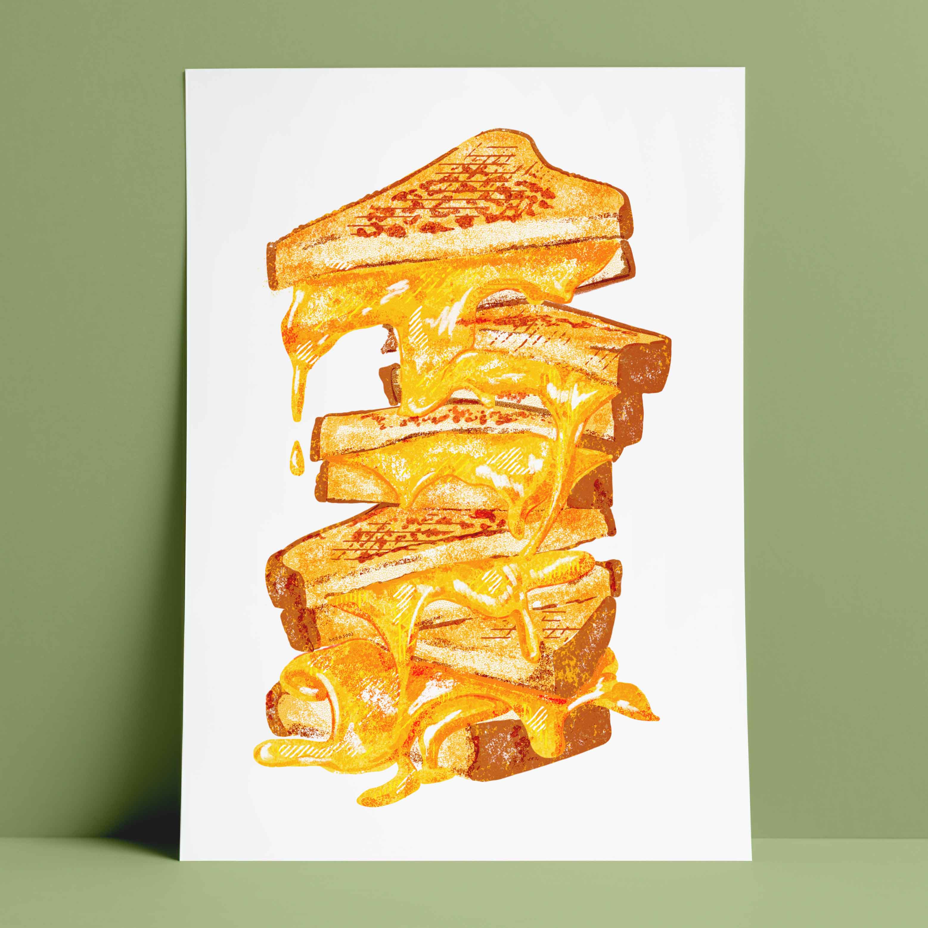 Grilled Cheese Print - DIGS
