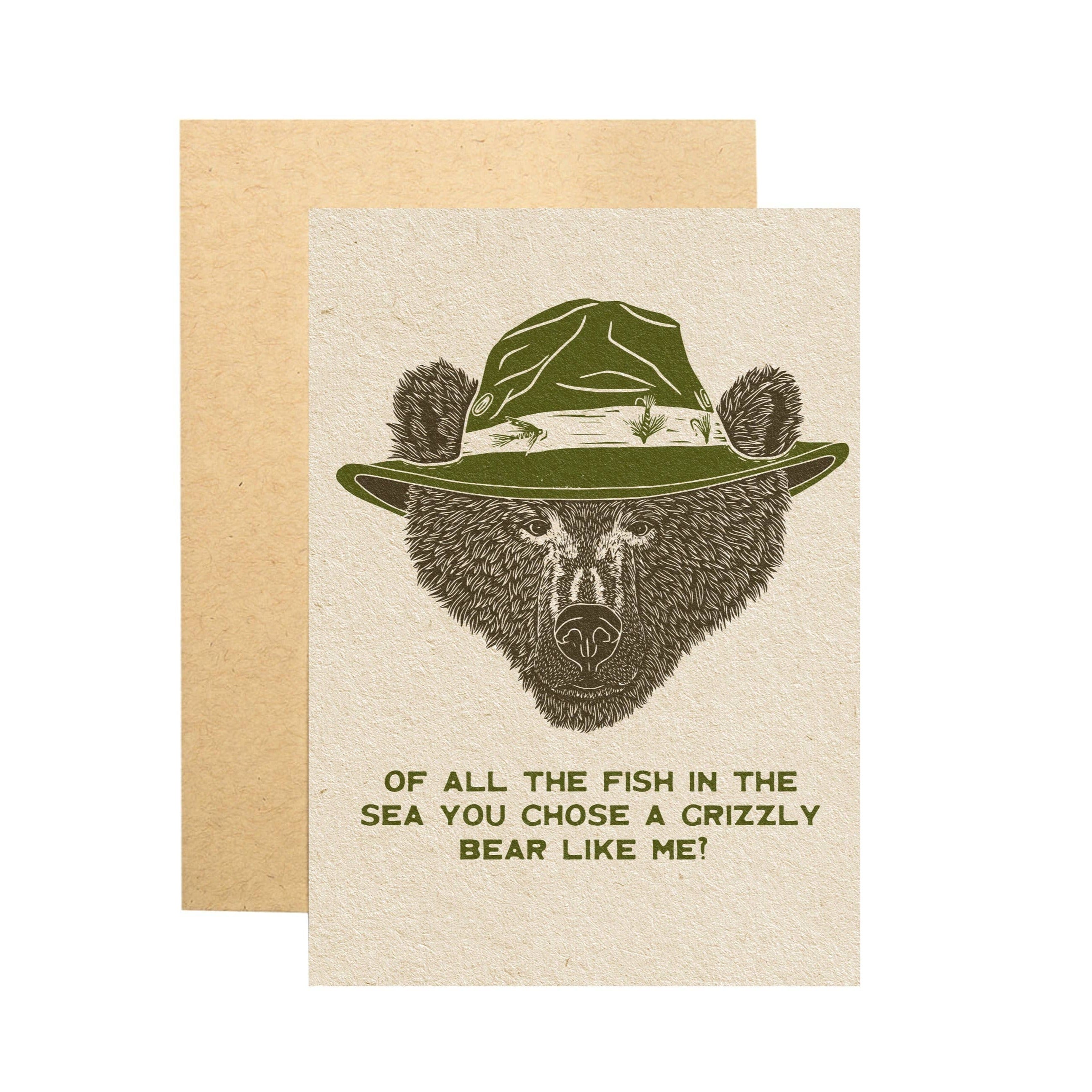 Grizzly Bear Love Card - DIGS