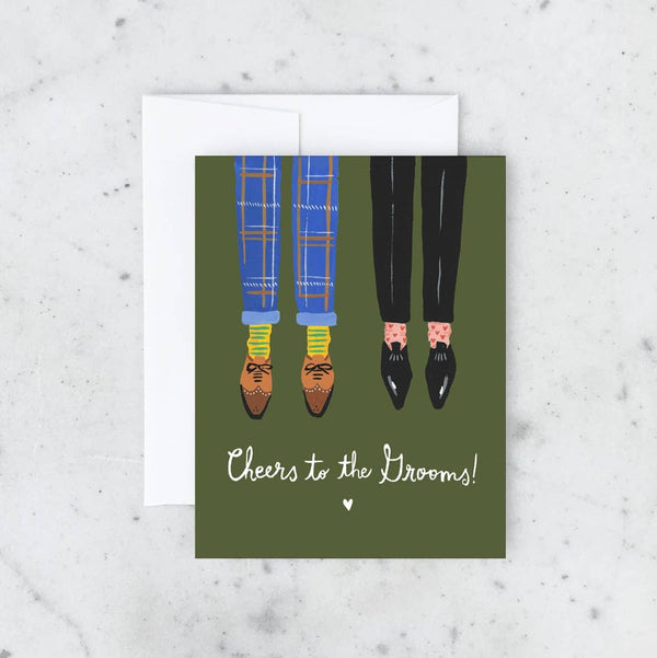 Groom & Groom Shoes Wedding Card - DIGS