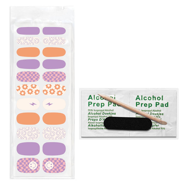Groovy Days Nail Wrap Kit - DIGS