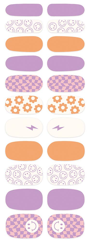 Groovy Days Nail Wrap Kit - DIGS