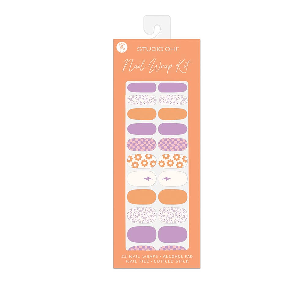 Groovy Days Nail Wrap Kit - DIGS