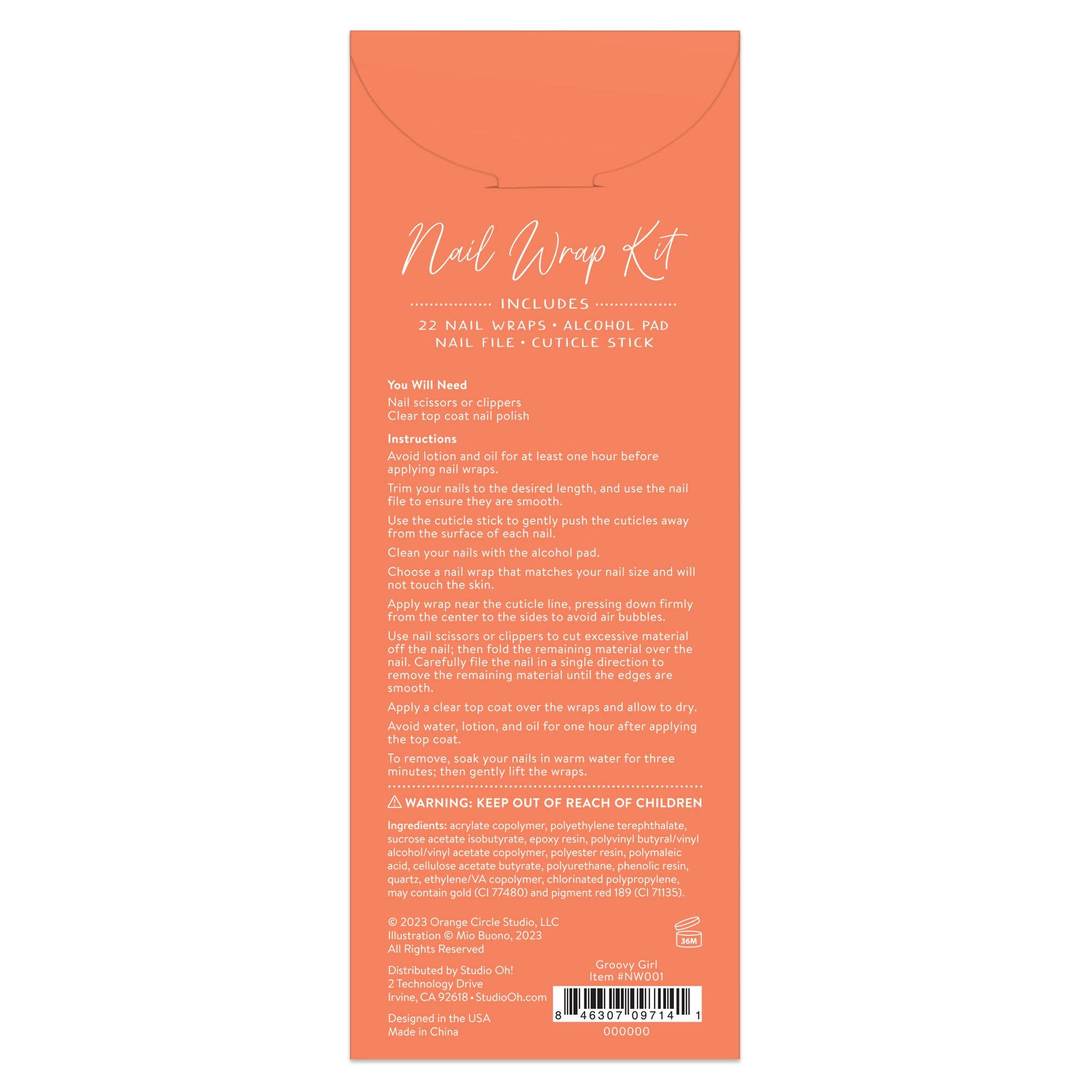 Groovy Girl Nail Wrap Kit - DIGS