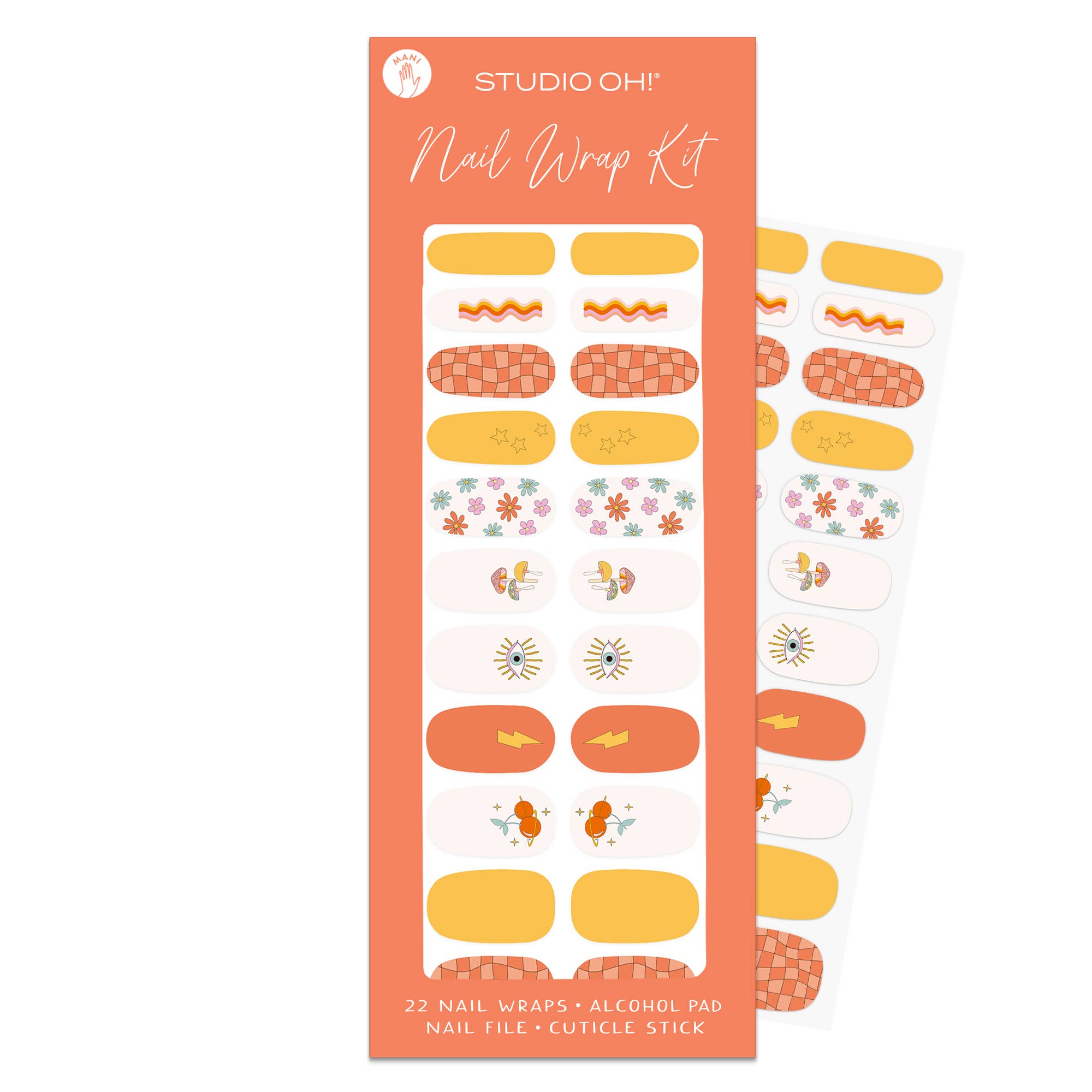 Groovy Girl Nail Wrap Kit - DIGS