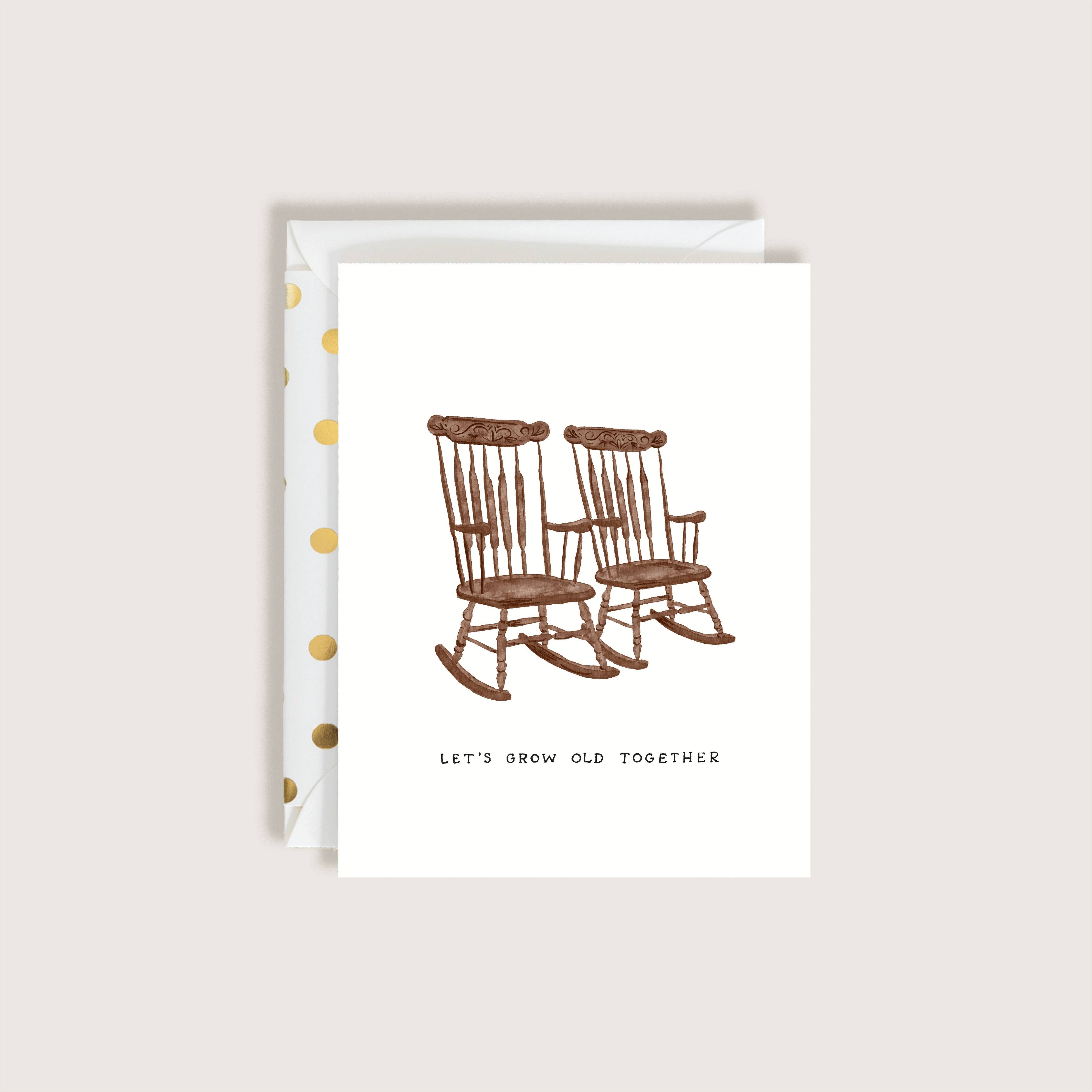 Grow Old Together Love Card - DIGS