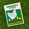 Growing Brood Hen Baby Card - DIGS