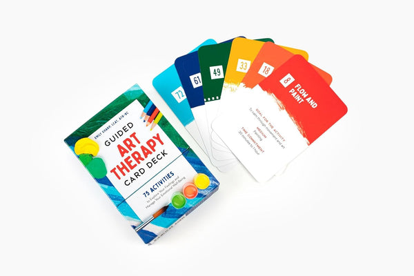 Guided Art Therapy Card Deck: 75 Activities to Explore Your Feelings and Manage Your Emotional Well - Being - DIGS