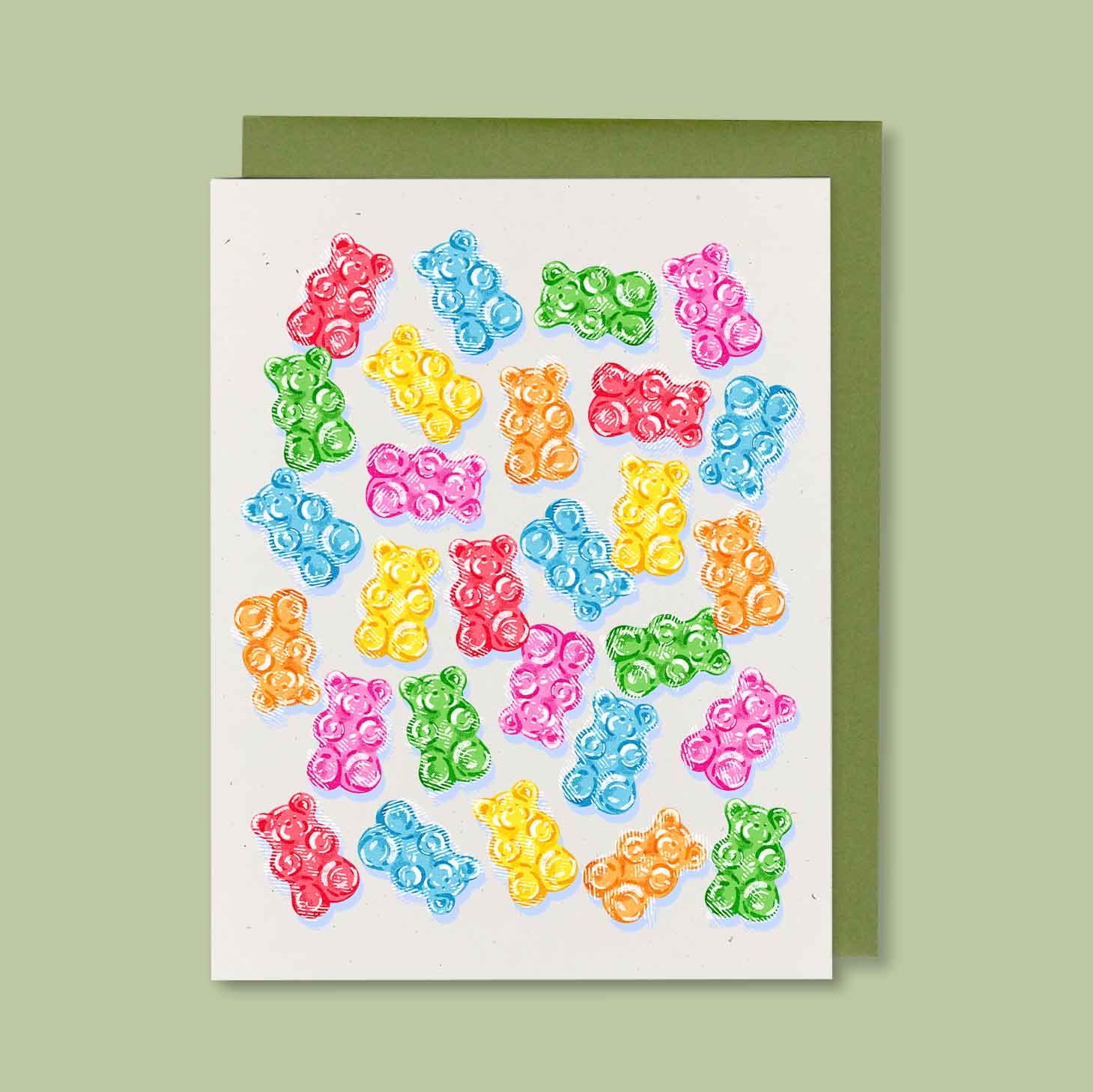 Gummy Bears Just Because Card - DIGS