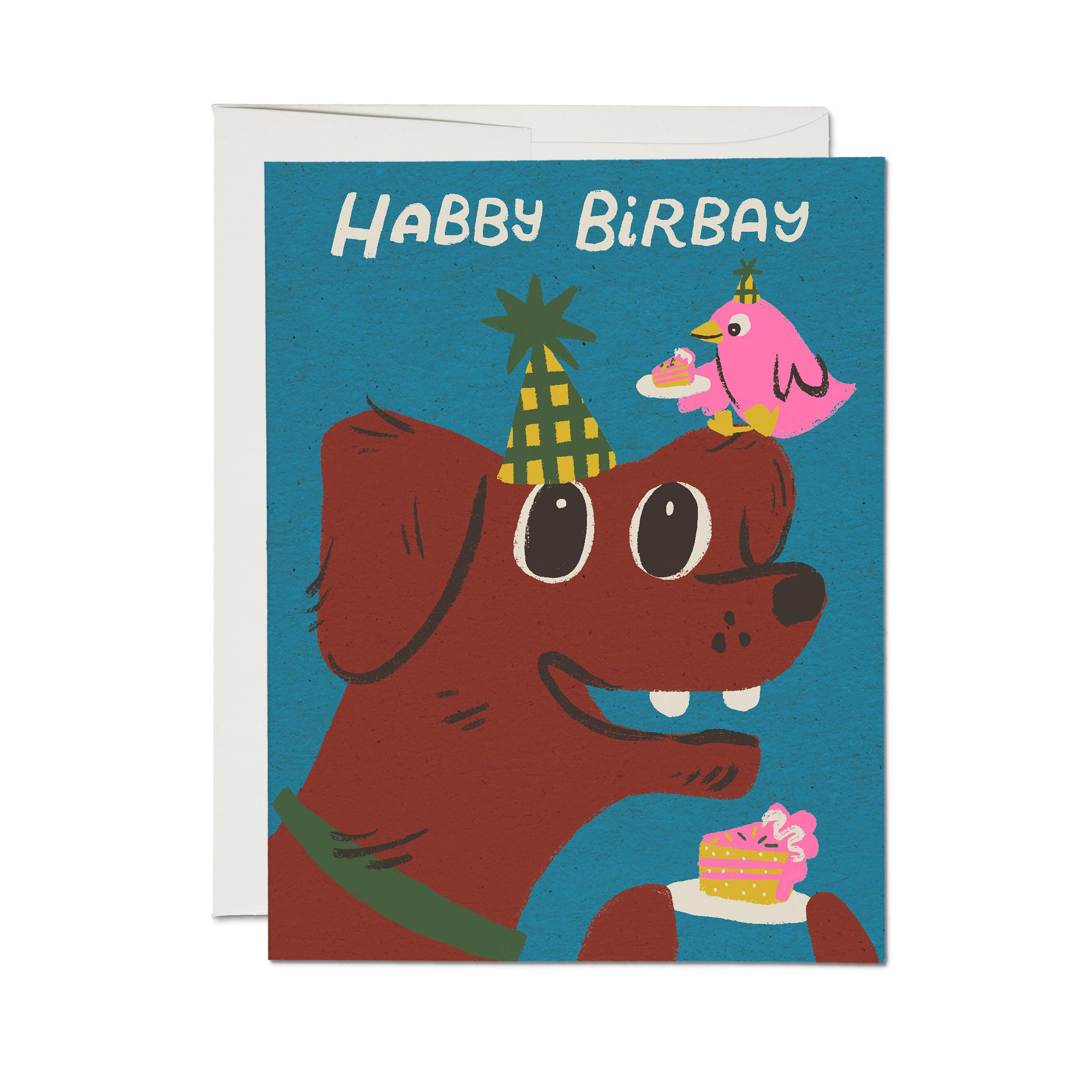 Habby Birbay Birthday Card - DIGS