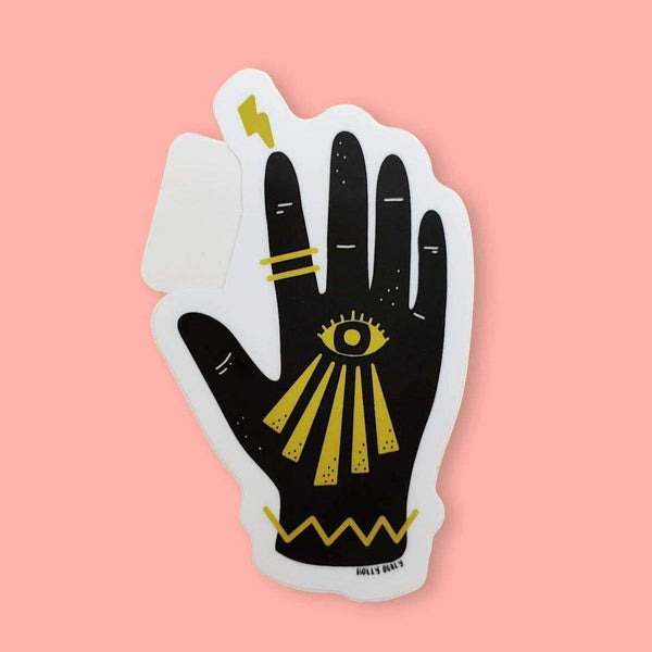 Hand and Eye Vinyl Sticker - DIGS