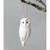 Hand Carved Barn Owl Ornament - DIGS