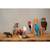 Hand Carved Mini Crow Sculpture Set of 3 - DIGS