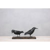 Hand Carved Mini Crow Sculpture Set of 3 - DIGS