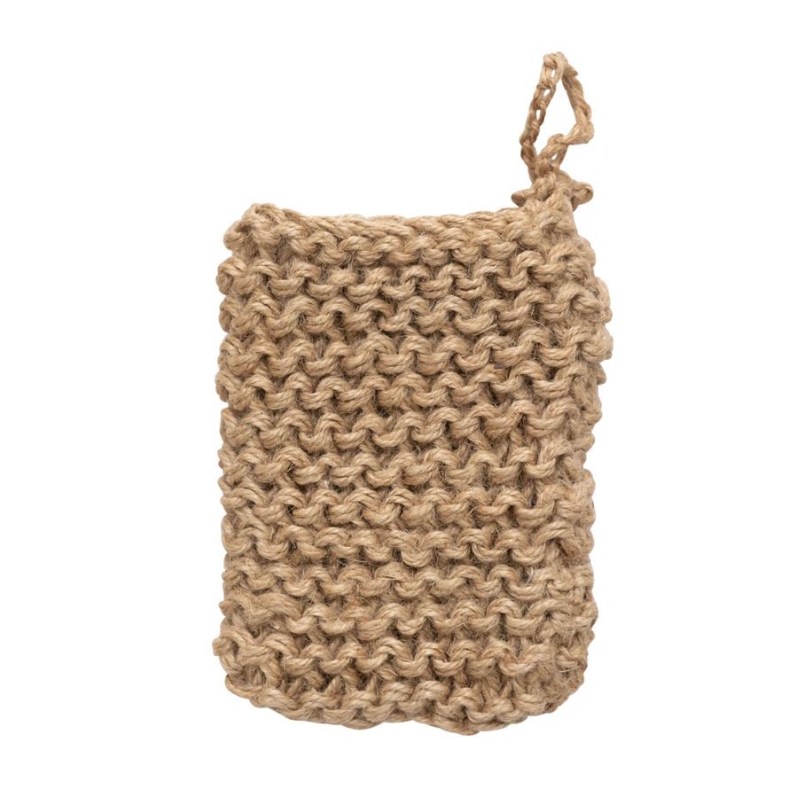 Hand Crocheted Jute Body Scrubber - DIGS