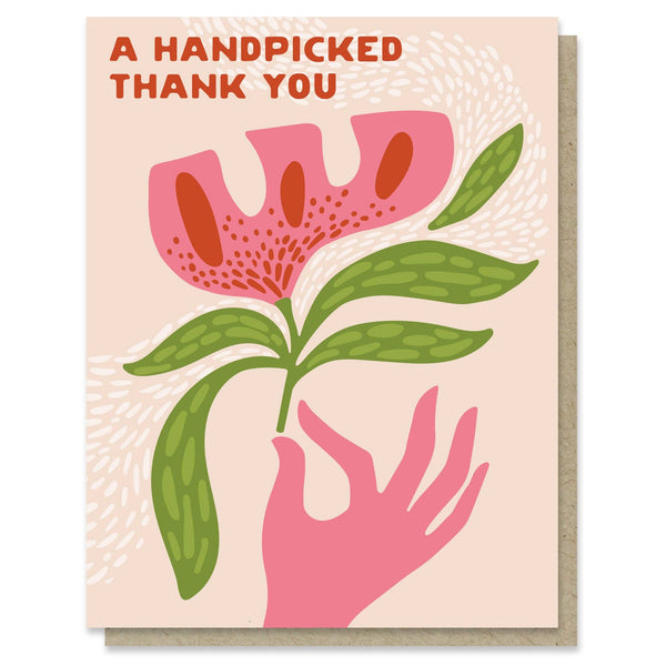 Handpicked Flower Thank You Card - DIGS