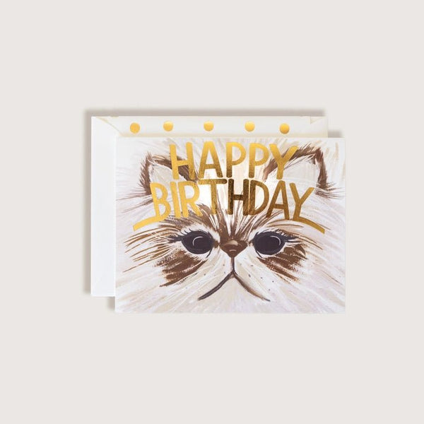Handsome Cat Birthday Card - DIGS