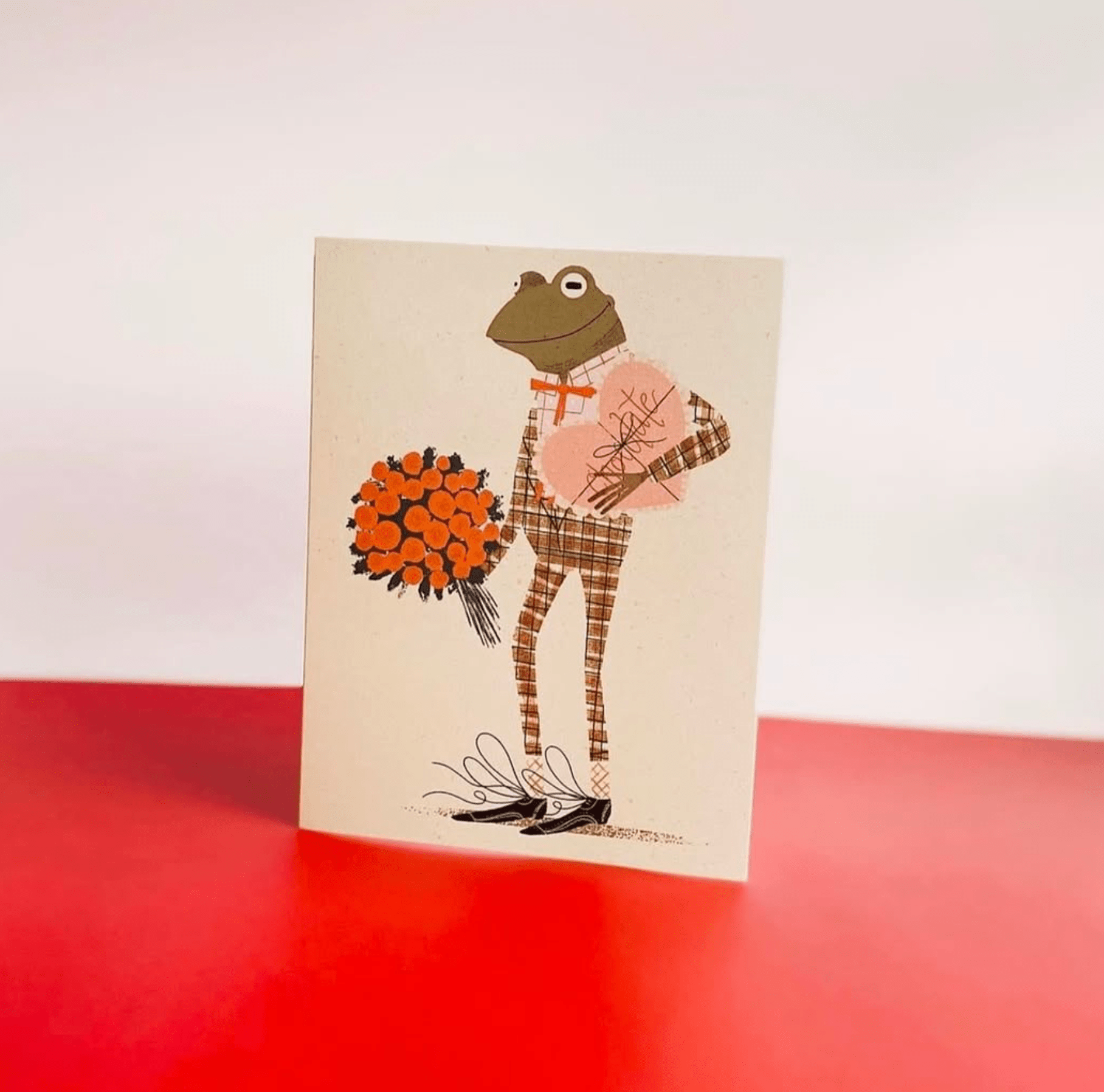 Handsome Frog Valentine Card - DIGS