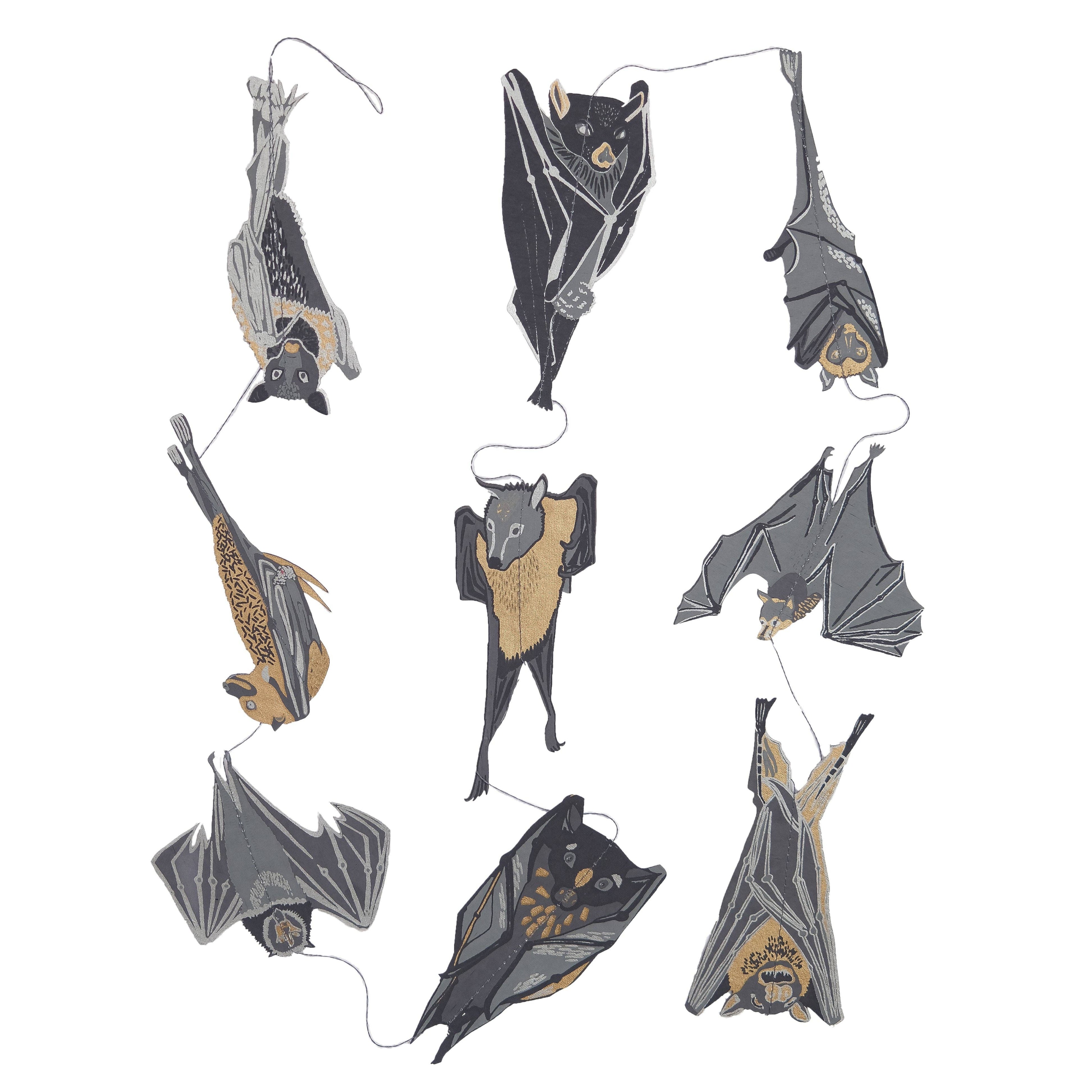 Hanging Bats Garland - DIGS