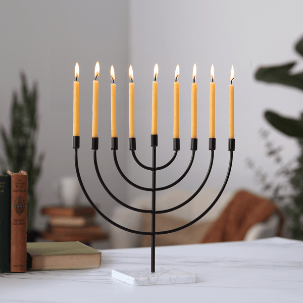 Hanukkah Beeswax Taper Candles - DIGS