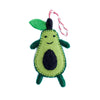 Happy Avocado Felt Wool Ornament - DIGS