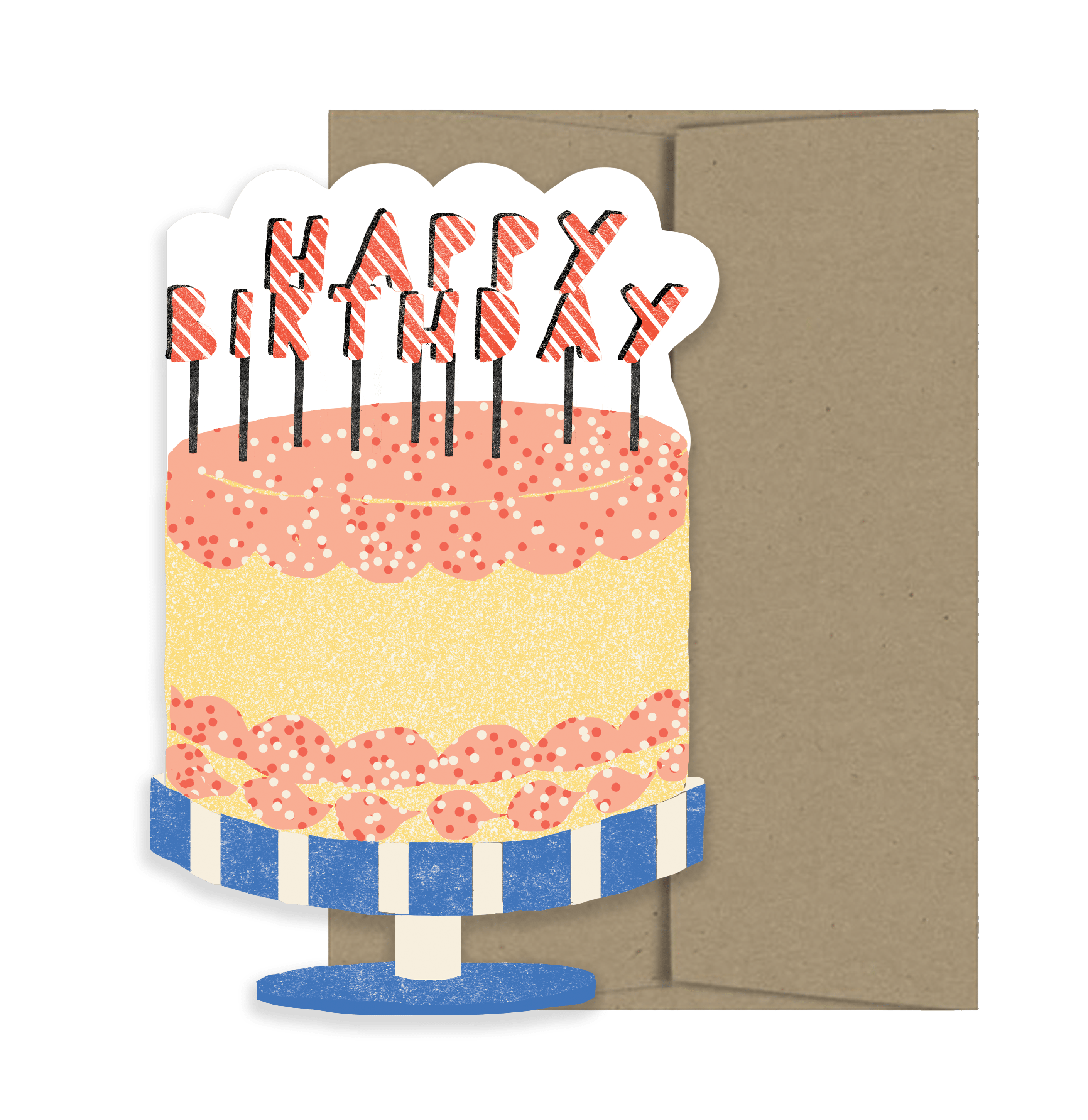Happy Birthday Cake Card - DIGS