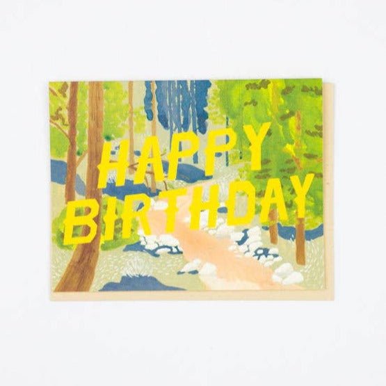 Happy Birthday Forest Card - DIGS