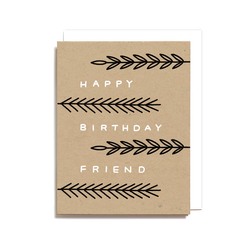 Happy Birthday Friend Card - DIGS