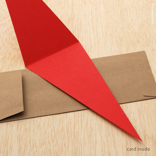 Happy Birthday Triangular Pennant Card - DIGS