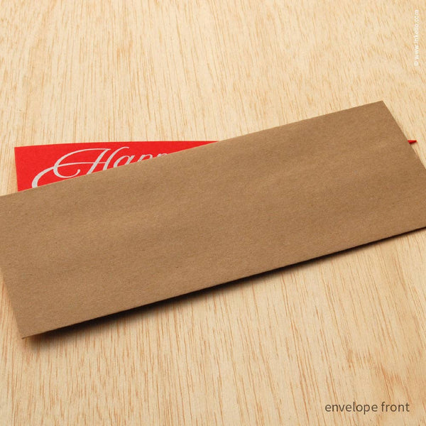 Happy Birthday Triangular Pennant Card - DIGS