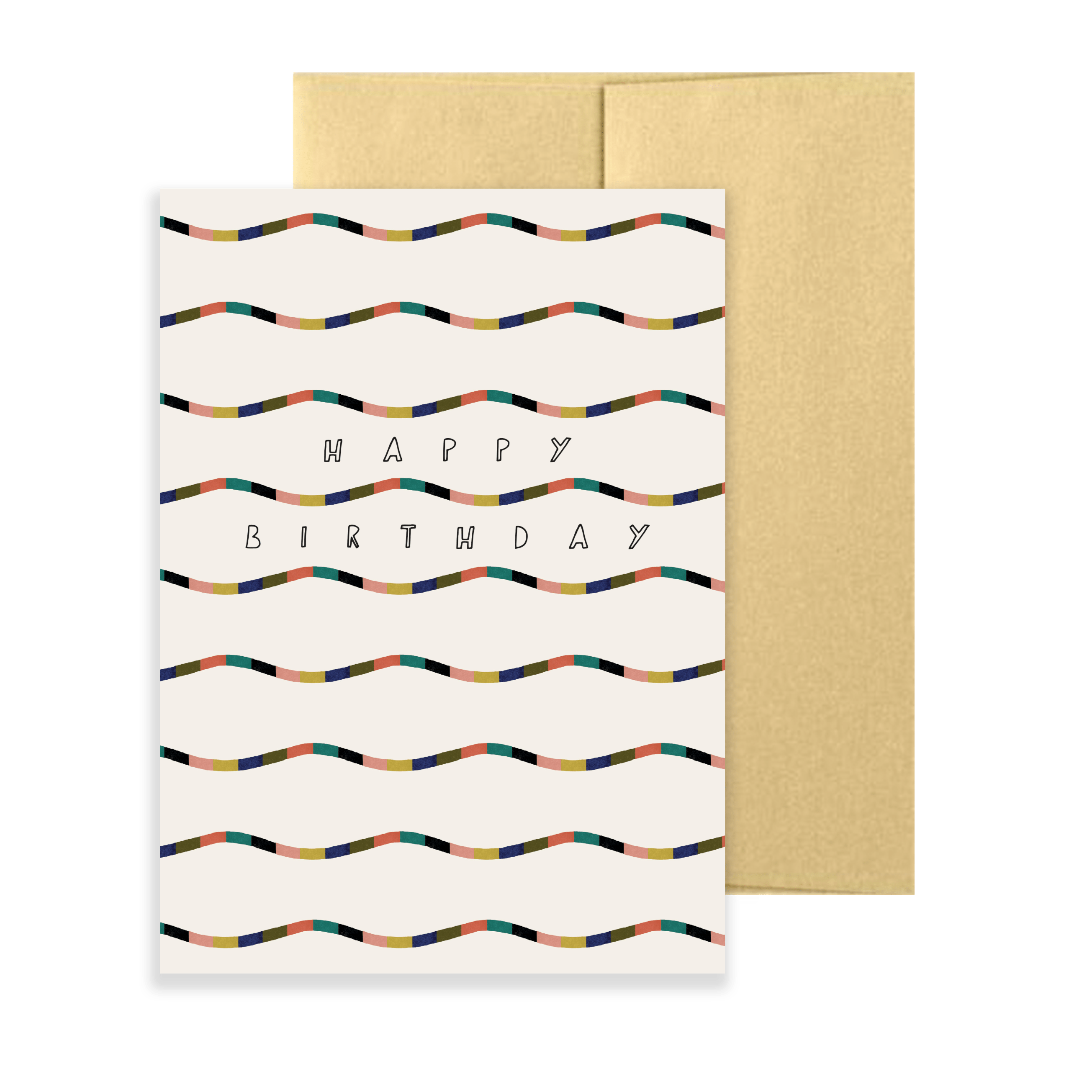 Happy Birthday Wave Card - DIGS