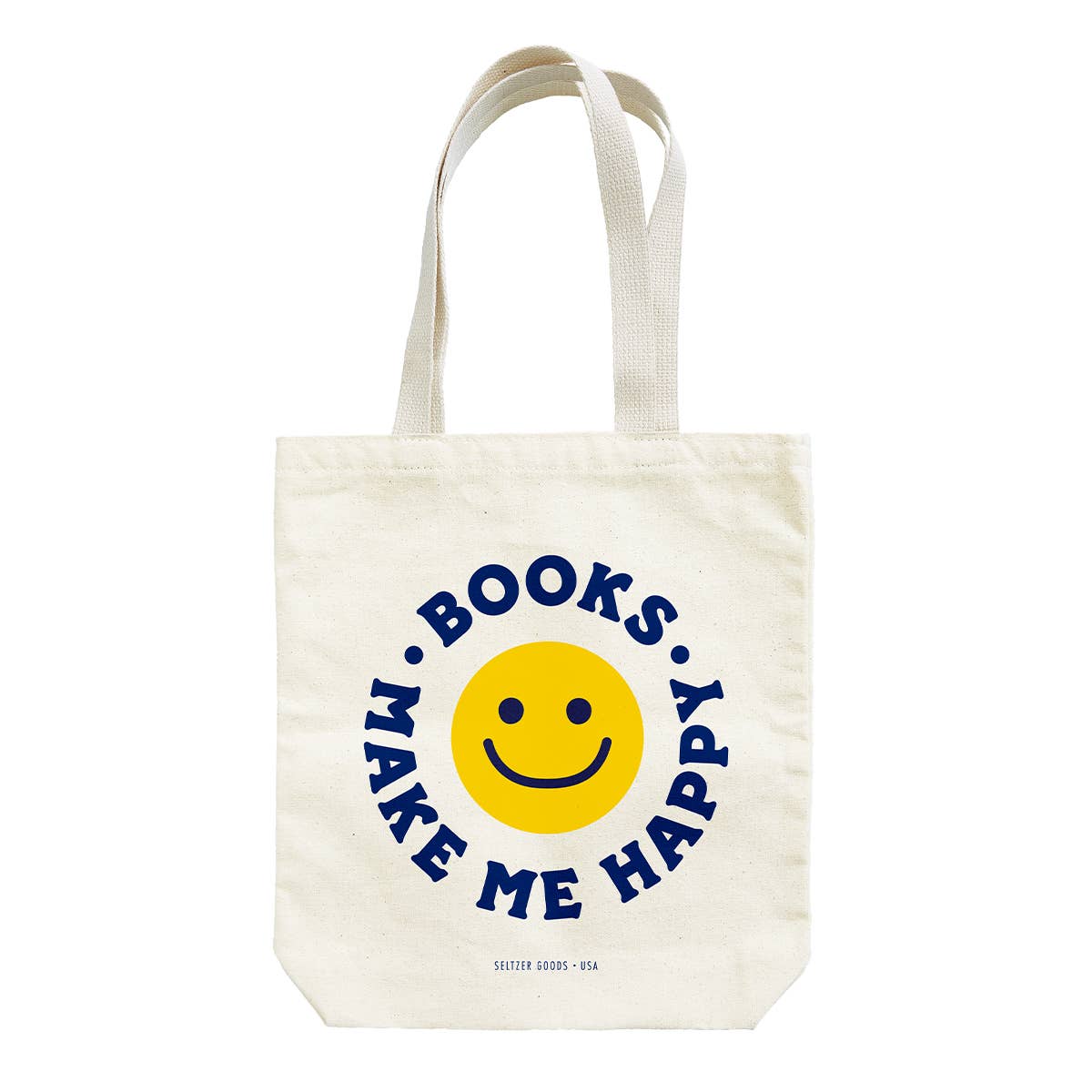 Happy Books Smiley Tote Bag - DIGS