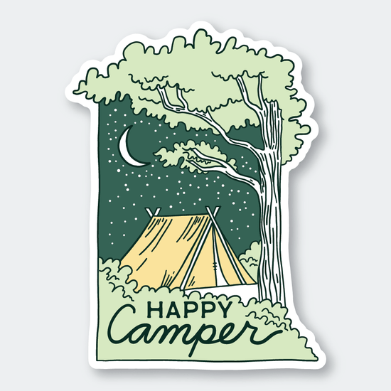 Happy Camper Sticker - DIGS