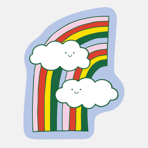 Happy Clouds Sticker - DIGS