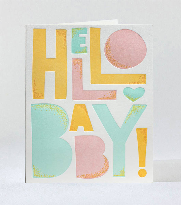 Happy Hello Baby Card - DIGS