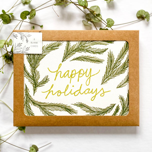 Happy Holidays Foliage Box Set - DIGS