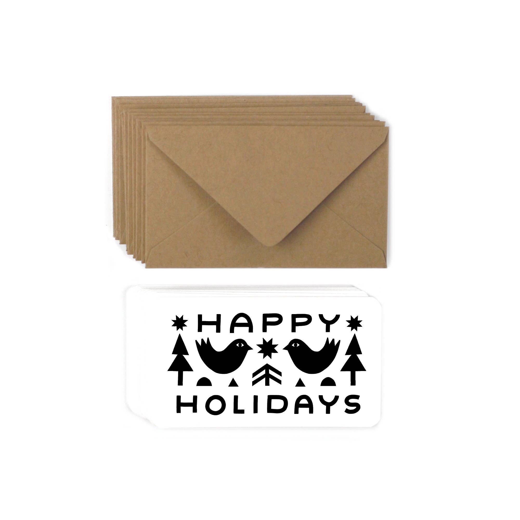 Happy Holidays Mini Note Set - DIGS
