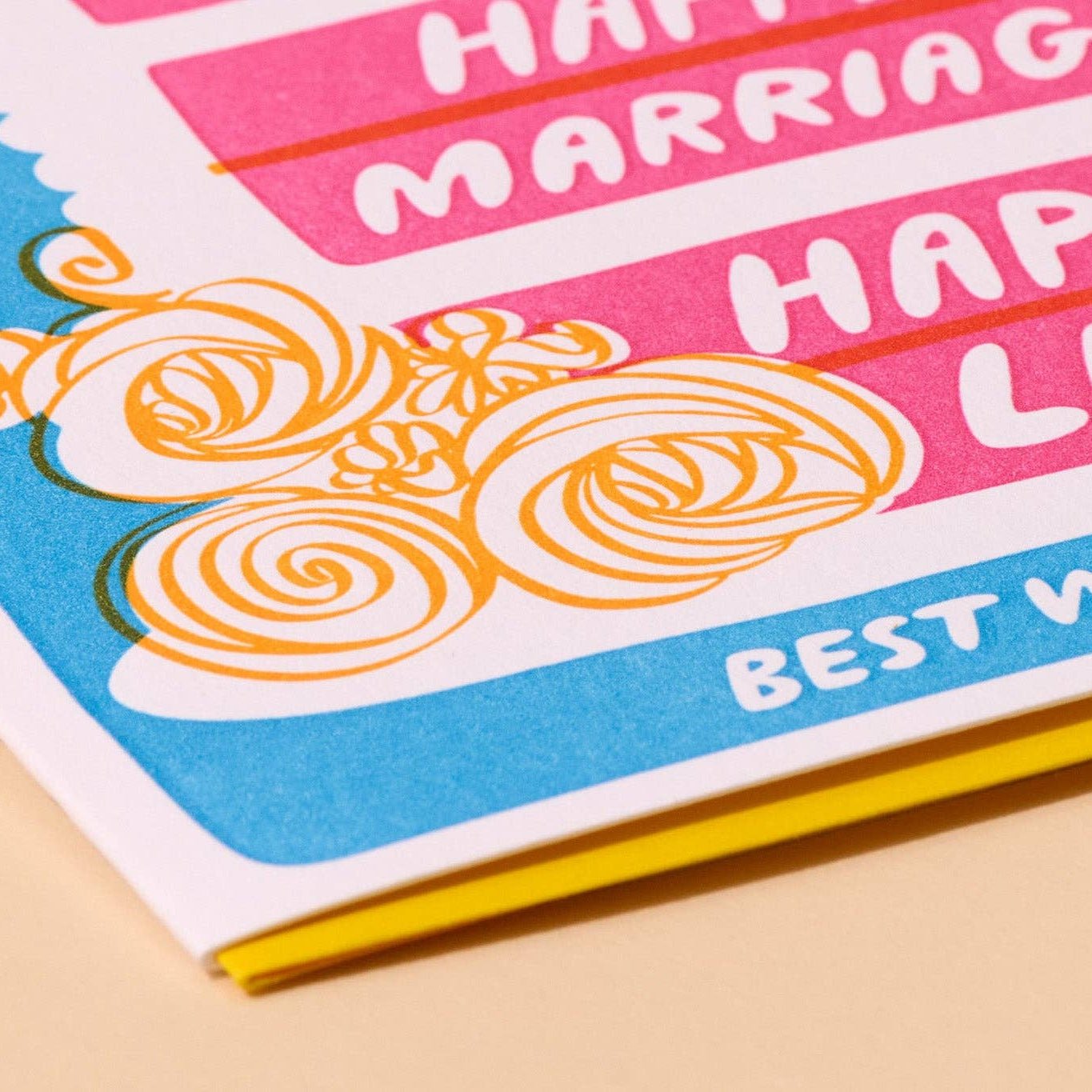 Happy Life Cake Wedding Card - DIGS