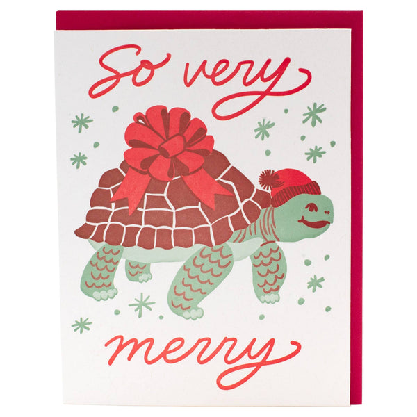Happy Tortoise Holiday Card - DIGS