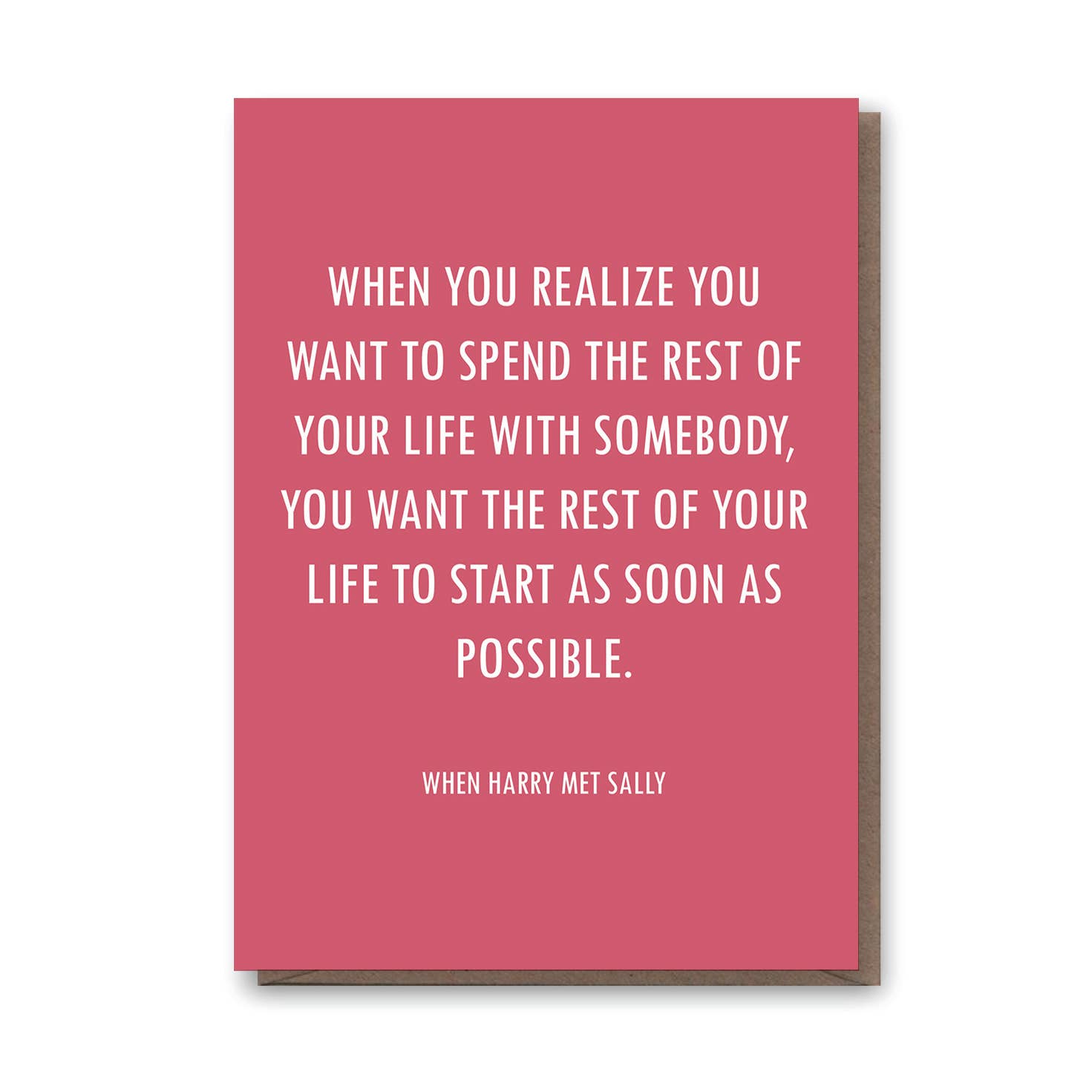 Harry Met Sally Love Card - DIGS