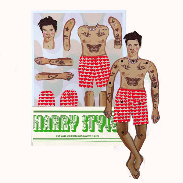 Harry Styles Cut and Make Puppet - DIGS
