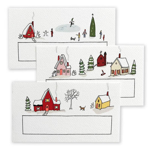 Hartland Brooklyn 48 pack Holiday Village Mini Notes - DIGS